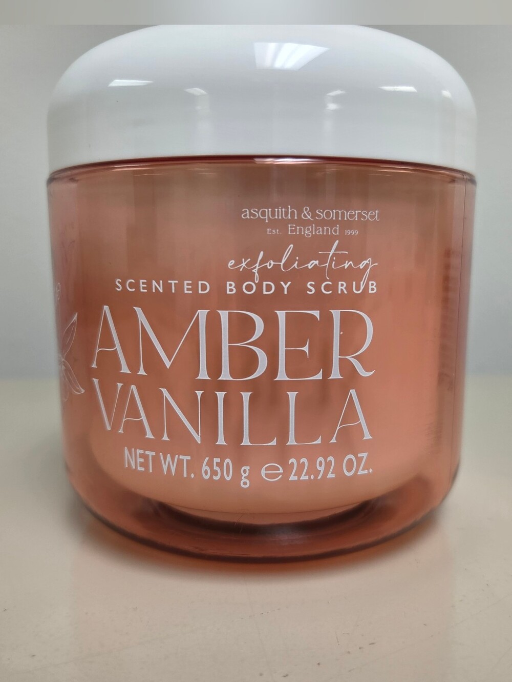 Asquith & Somerset Amber Vanilla Exfoliating Body Scrub — New